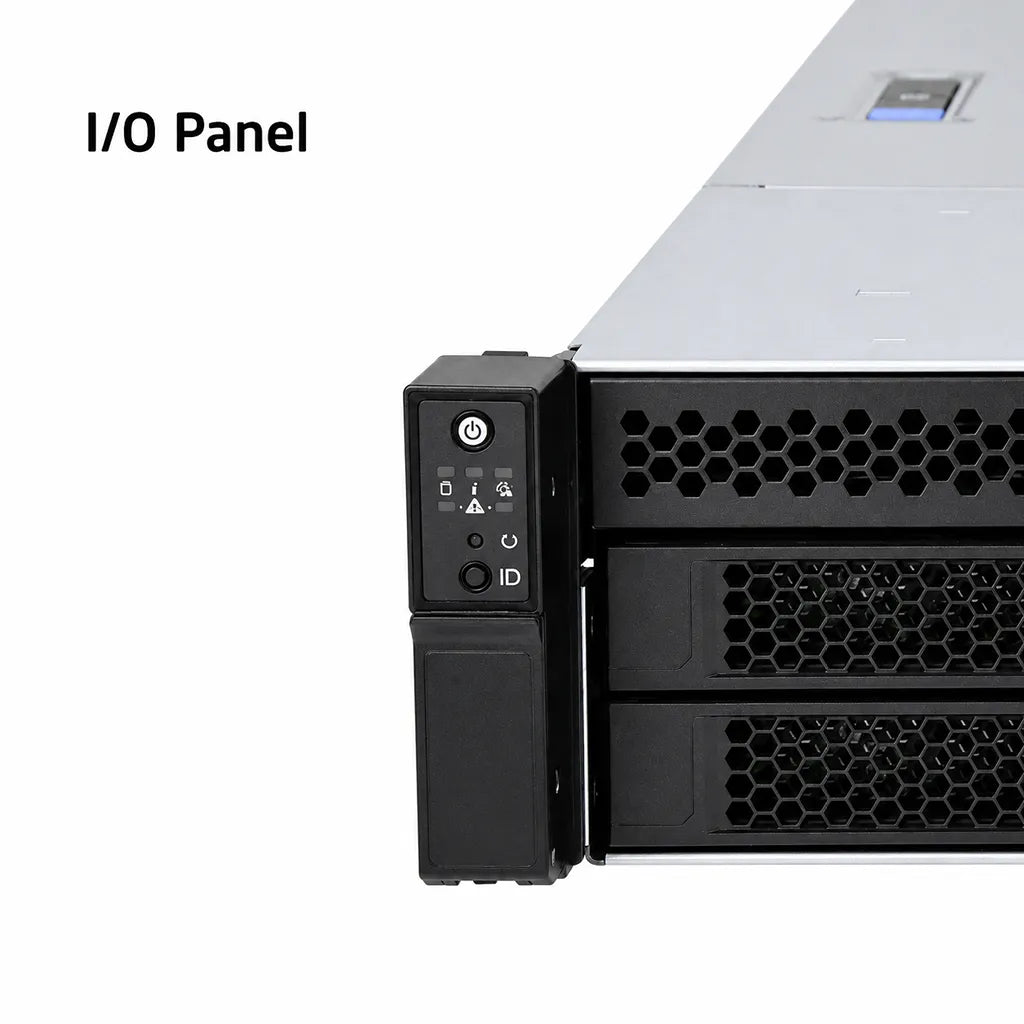 ProLab PL-265-08 2U rackmount server chassis I/O panel with power and system control indicators -tpstech.in