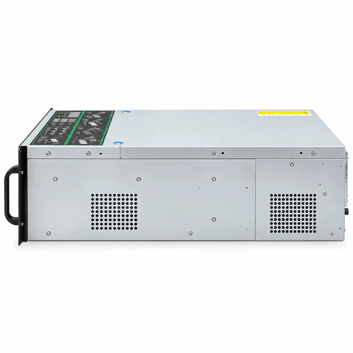 ProLab PL-465-08 4U rackmount server chassis side view with ventilation panels and metal enclosure -tpstech.in