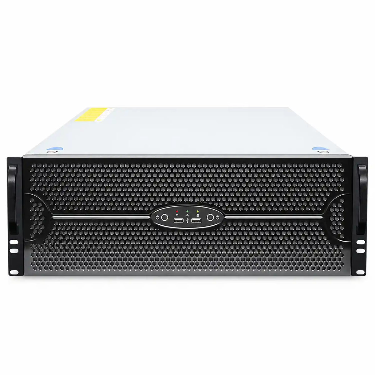 ProLab PL-4808 4U rackmount server chassis front view with ventilated rackmount panel and USB ports -tpstech.in