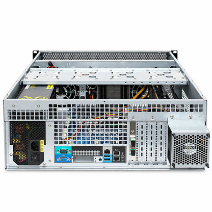 ProLab PL-4808 4U rackmount server chassis rear interior view with expansion slots and cooling components -tpstech.in