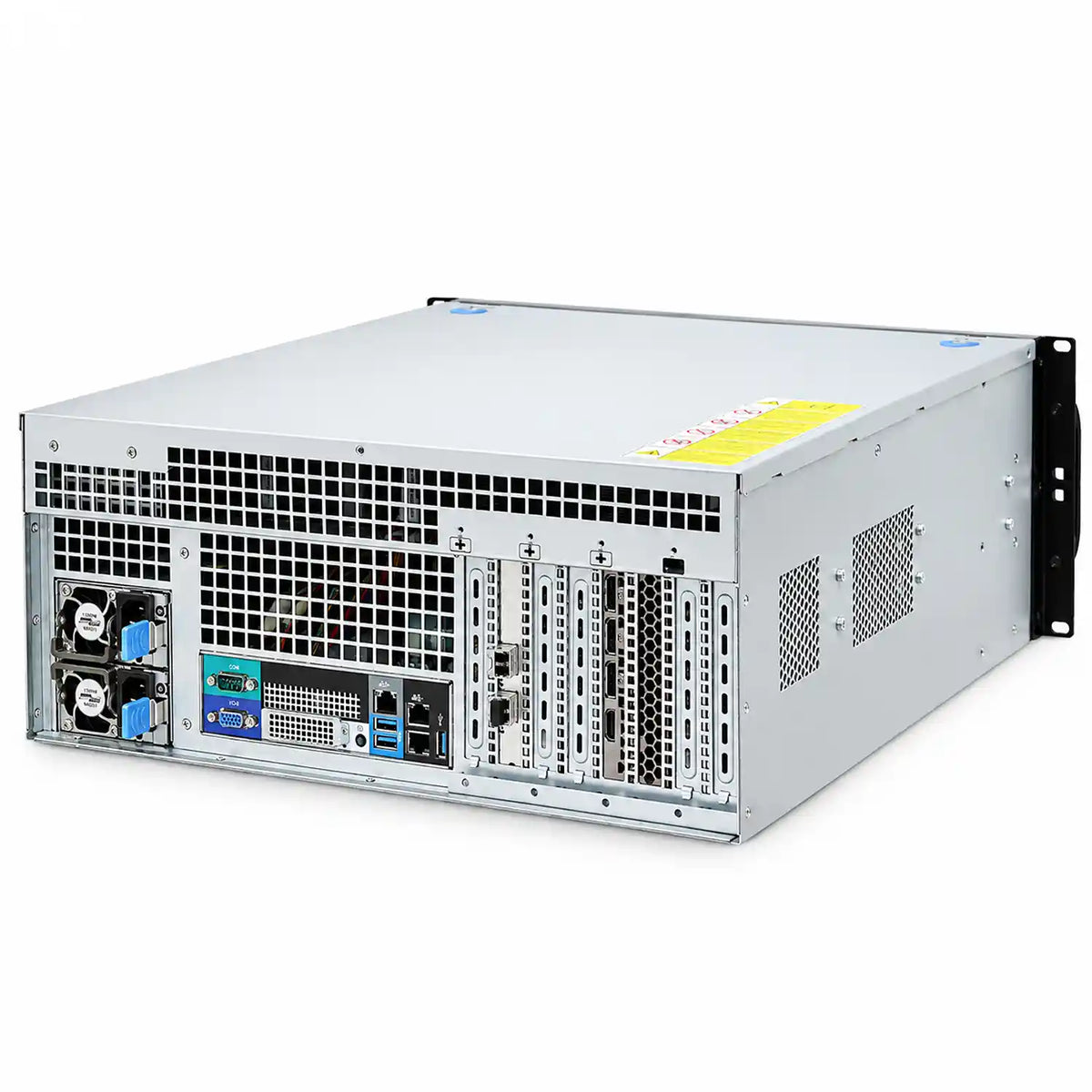 ProLab PL-4808 4U rackmount server chassis top internal view showing motherboard area, drive mounting section and cooling fans -tpstech.in