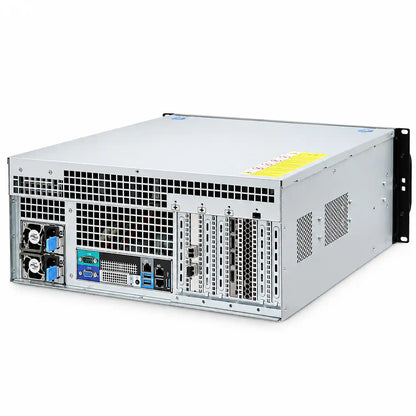 ProLab PL-4808 4U rackmount server chassis top internal view showing motherboard area, drive mounting section and cooling fans -tpstech.in