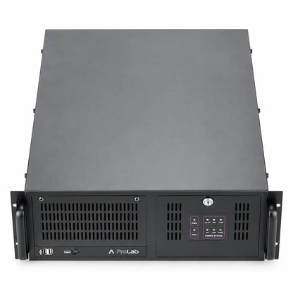 Top-down angled view of ProLab PL-4U-610-IC 4U ATX rackmount server chassis cabinet -tpstech.in