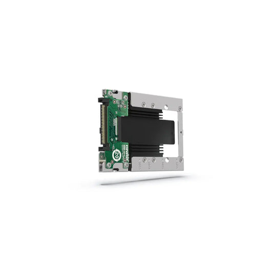 QNAP QDA UMP4A M.2 PCIe NVMe to U.2 NVMe SSD Adapter perspective view for QNAP NAS -tpstech.in