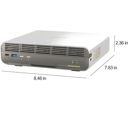 QNAP TBS-h574TX-i5-16G high-performance five-bay Thunderbolt 4 NASbook front view -tpstech.in