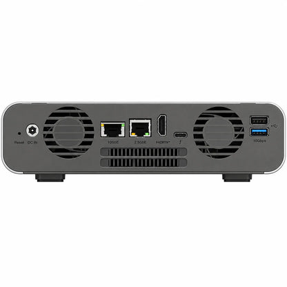 QNAP TBS-h574TX-i5-16G rear panel with 10GbE, 2.5GbE, HDMI, Thunderbolt 4 and USB ports -tpstech.in