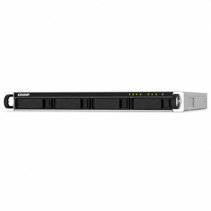 QNAP TS-432PXU-RP-2G 4 Bay High Speed Arm Based Rackmount NAS right side view showing four drive bays, rack handle and chassis details -tpstech.in