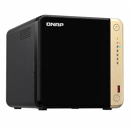 QNAP TS-464-8G 4 Bay NAS Network Attached Storage enclosure front view with QNAP branding and status LEDs -tpstech.in