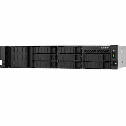 QNAP TS-855eU-RP-8G 8 Bay High Speed 2U Short Depth Rackmount NAS front right view-tpstech.in