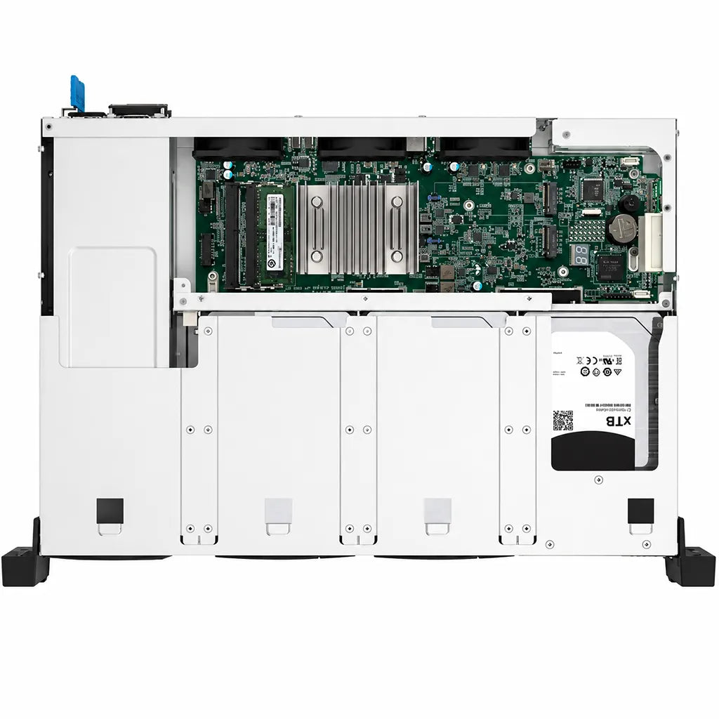 QNAP TS-855eU-RP-8G 8 Bay Rackmount NAS internal motherboard and hardware view-tpstech.in
