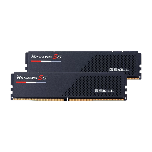 G.Skill Ripjaws S5 64GB (2x32GB) DDR5 RAM 6000MHz CL32 Desktop Memory - Black