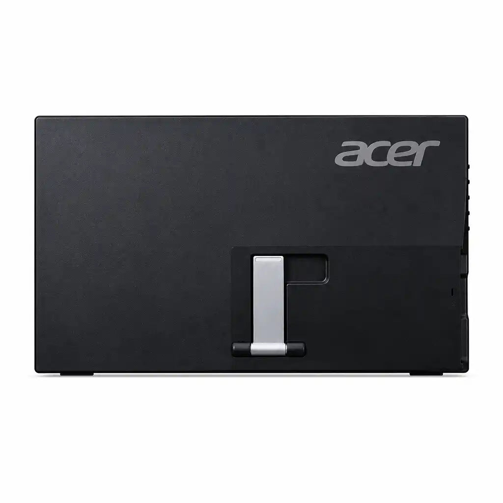 Repacked Acer PM161Q 15.6 Inch Full HD IPS Portable Monitor back view highlighting integrated kickstand and Acer branding -tpstech.in