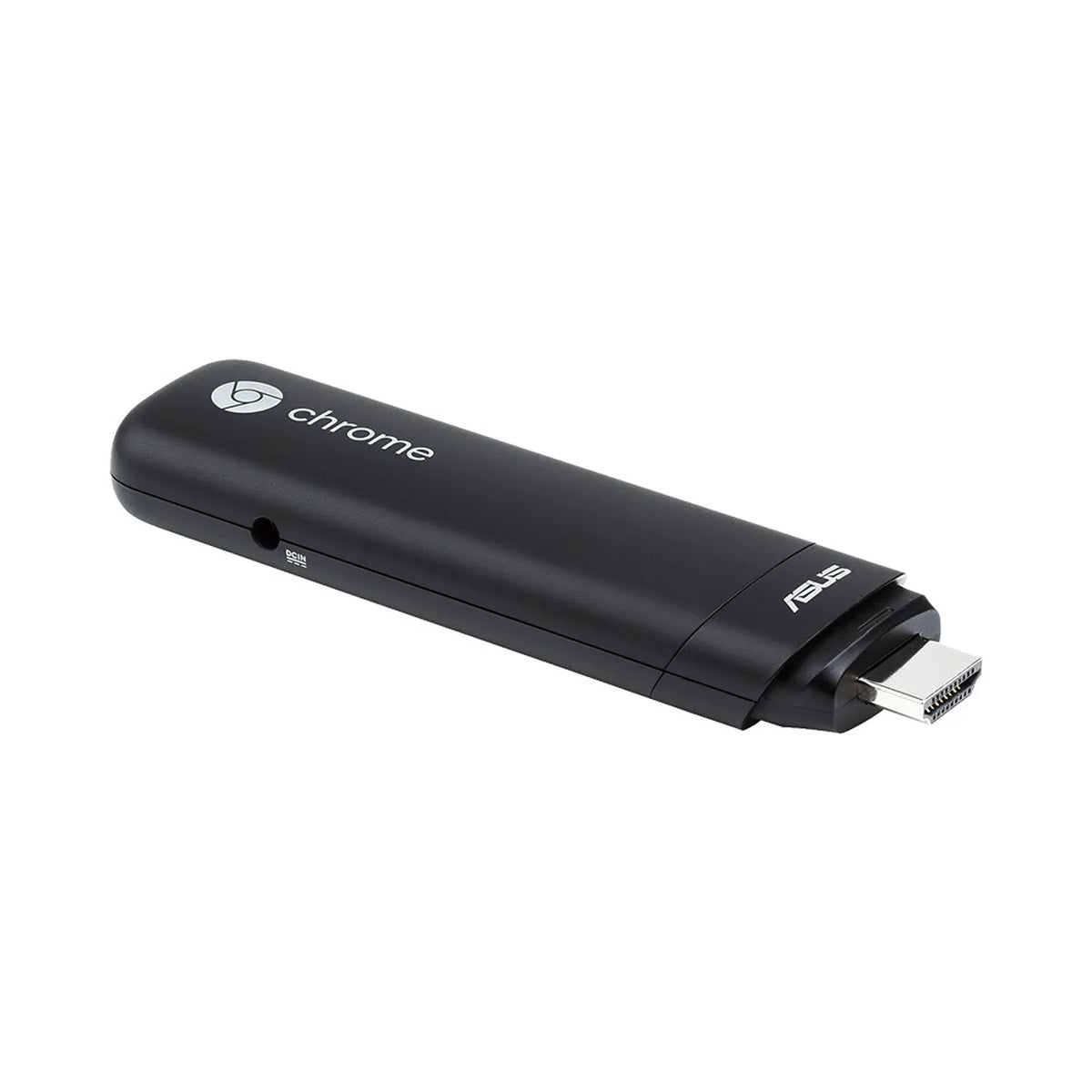 Repacked ASUS Chromebit CS10 Mini PC with Chrome OS angled view showing HDMI connector -tpstech.in