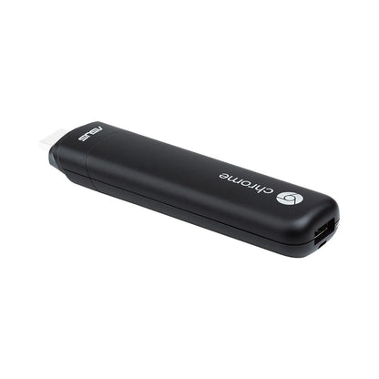 Repacked ASUS Chromebit CS10 Mini PC with Chrome OS showing rear USB port and matte black finish -tpstech.in