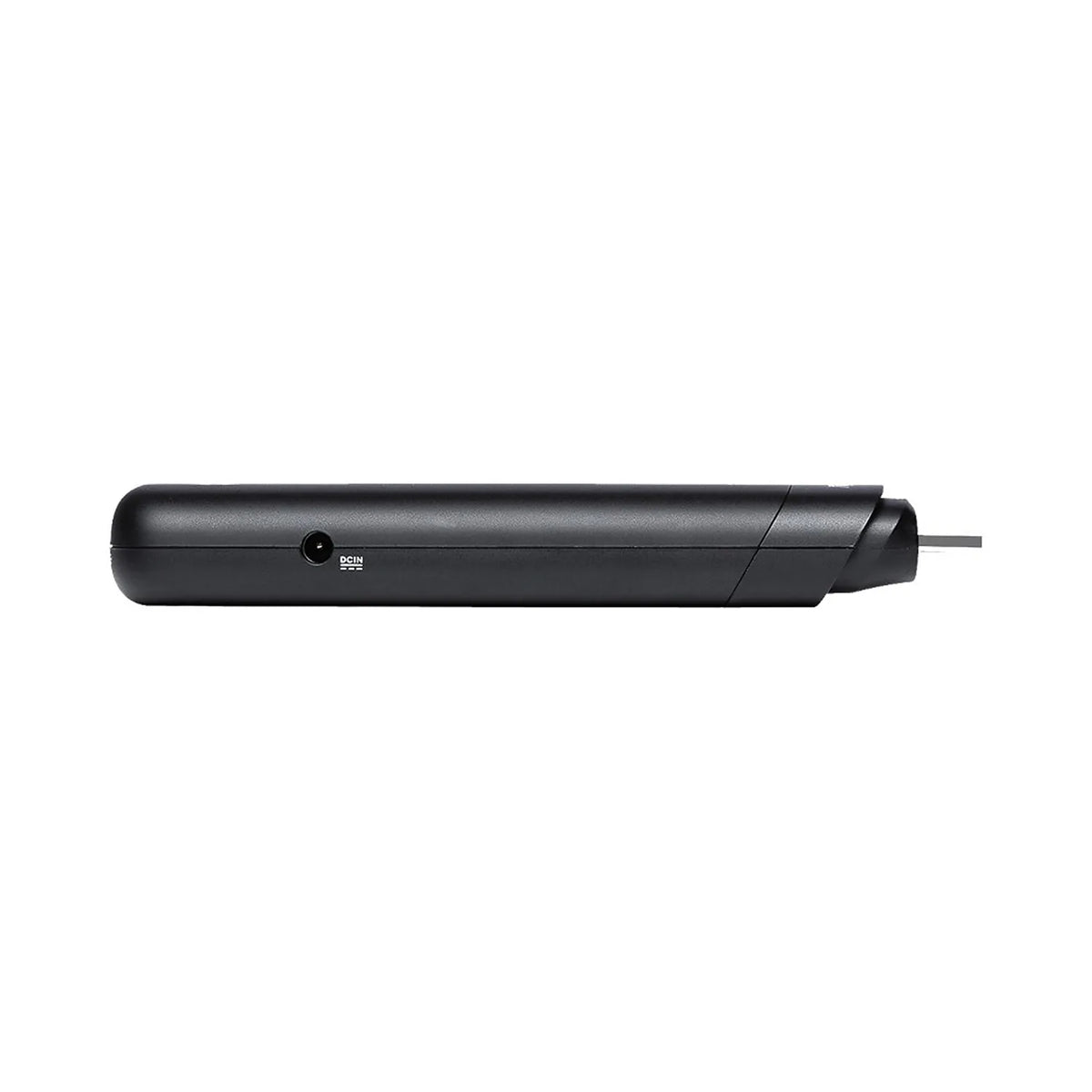 Repacked ASUS Chromebit CS10 Mini PC with Chrome OS side profile showing DC-in power port -tpstech.in