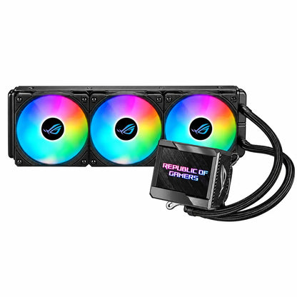 Repacked ASUS ROG RYUJIN II 360 ARGB Liquid CPU Cooler with 3.5-inch LCD display pump block and triple fan radiator -tpstech.in