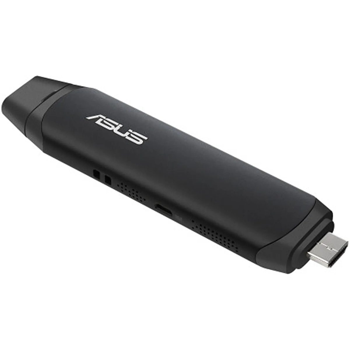 Repacked ASUS VivoStick PC TS10 Mini PC showing HDMI male connector and power port -tpstech.in