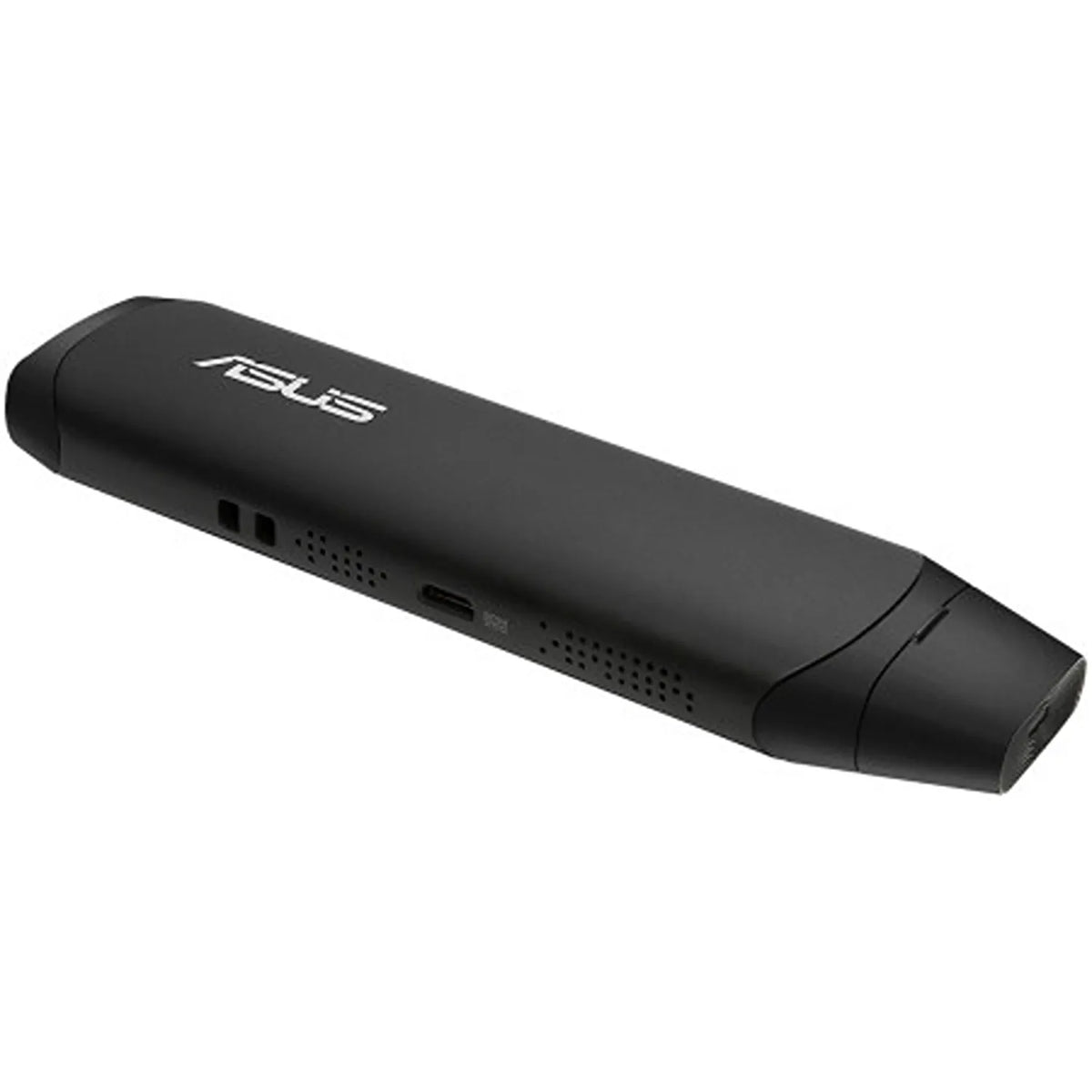 Repacked ASUS VivoStick PC TS10 Mini PC sleek portable design side angle view -tpstech.in