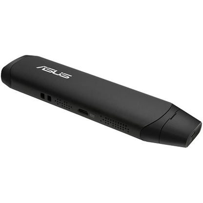 Repacked ASUS VivoStick PC TS10 Mini PC sleek portable design side angle view -tpstech.in