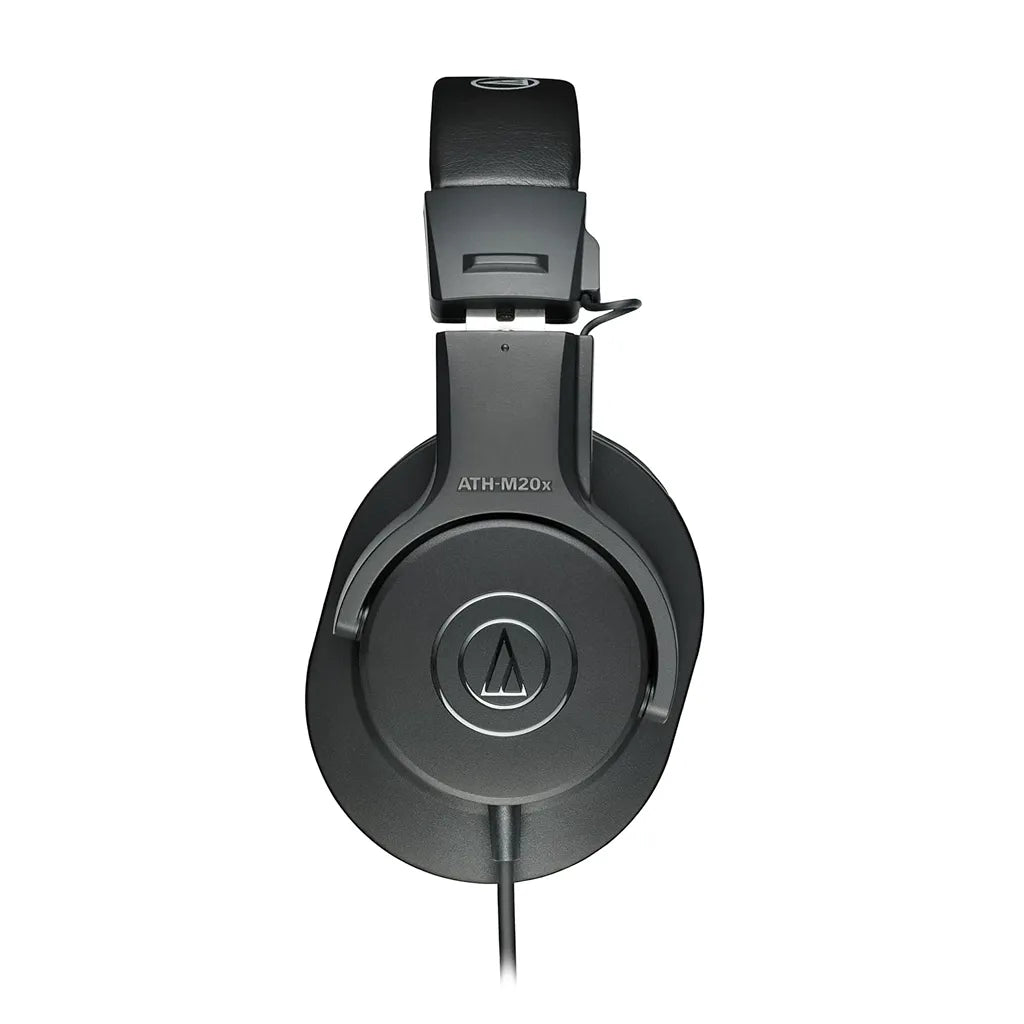 Repacked Audio-Technica ATH-M20x Professional Studio Monitor Headphones Single Ear Cup Detail -tpstech.in