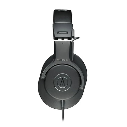 Repacked Audio-Technica ATH-M20x Professional Studio Monitor Headphones Single Ear Cup Detail -tpstech.in