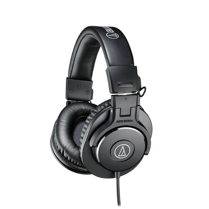 Repacked Audio-Technica ATH-M30x Professional Studio Monitor Headphones Side Angle View -tpstech.in