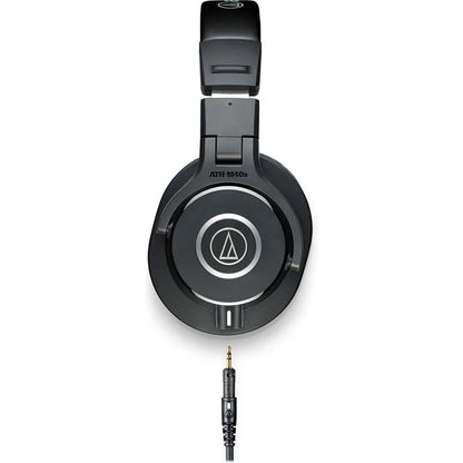 Repacked Audio-Technica ATH-M40x Professional Studio Monitor Headphones Earcup Detail with Detachable Cable -tpstech.in