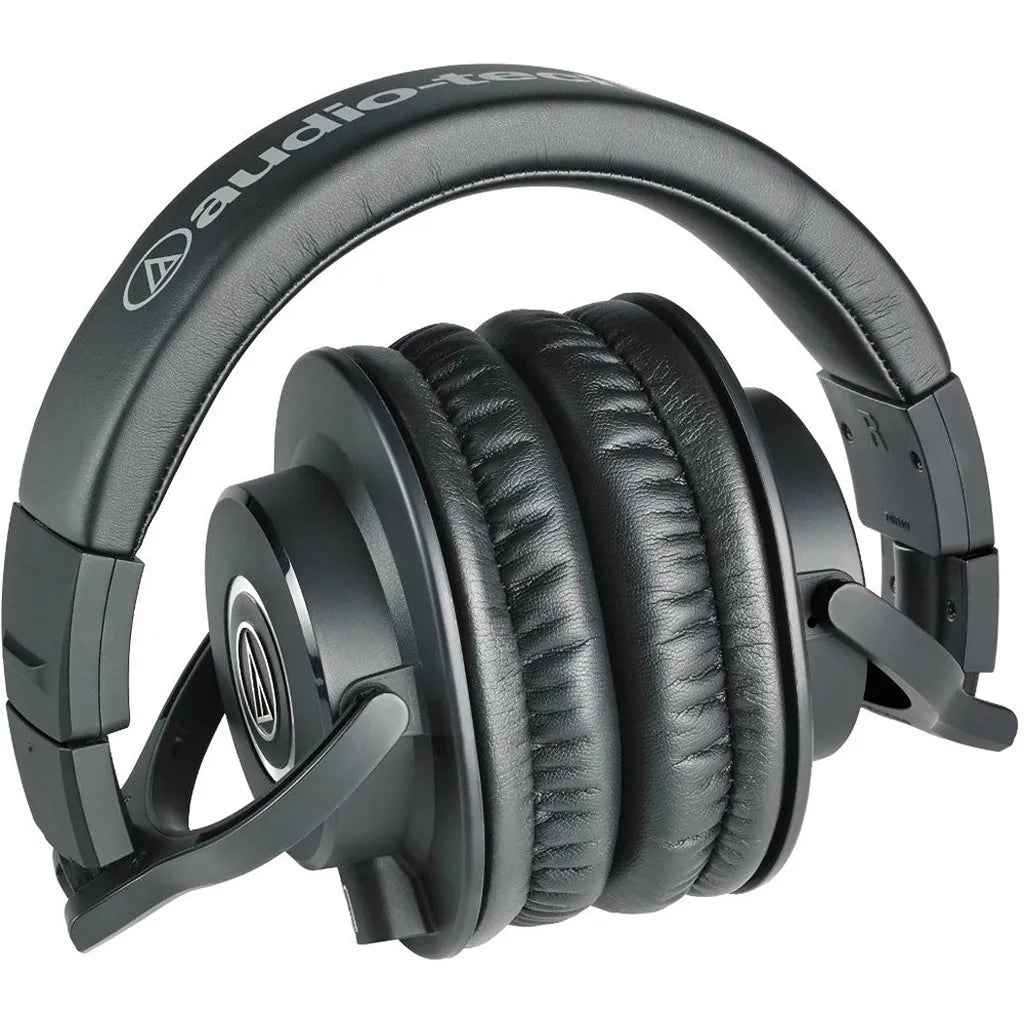 Repacked Audio-Technica ATH-M40x Professional Studio Monitor Headphones Folded Design with Padded Headband -tpstech.in