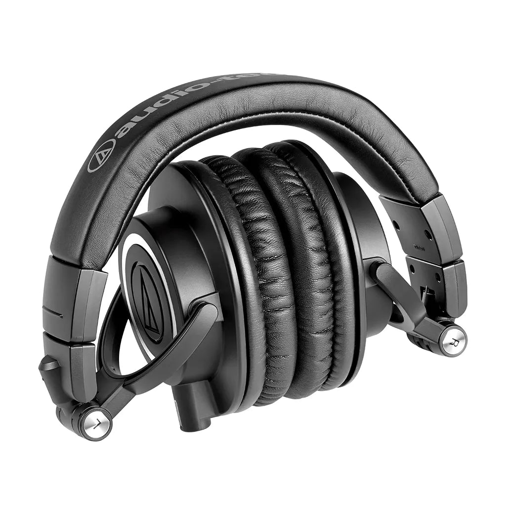 Repacked Audio-Technica ATH-M50x Professional Monitor Headphones Foldable Collapsible Design -tpstech.in