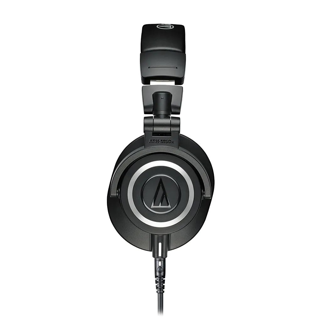 Repacked Audio-Technica ATH-M50x Professional Monitor Headphones Single Earcup Close Up Detail -tpstech.in