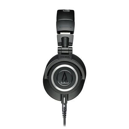 Repacked Audio-Technica ATH-M50x Professional Monitor Headphones Single Earcup Close Up Detail -tpstech.in