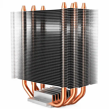 Repacked Cooler Master Hyper 212 LED CPU Air Cooler for Intel and AMD rear heatsink view displaying direct contact copper heat pipes and aluminum fins -tpstech.in