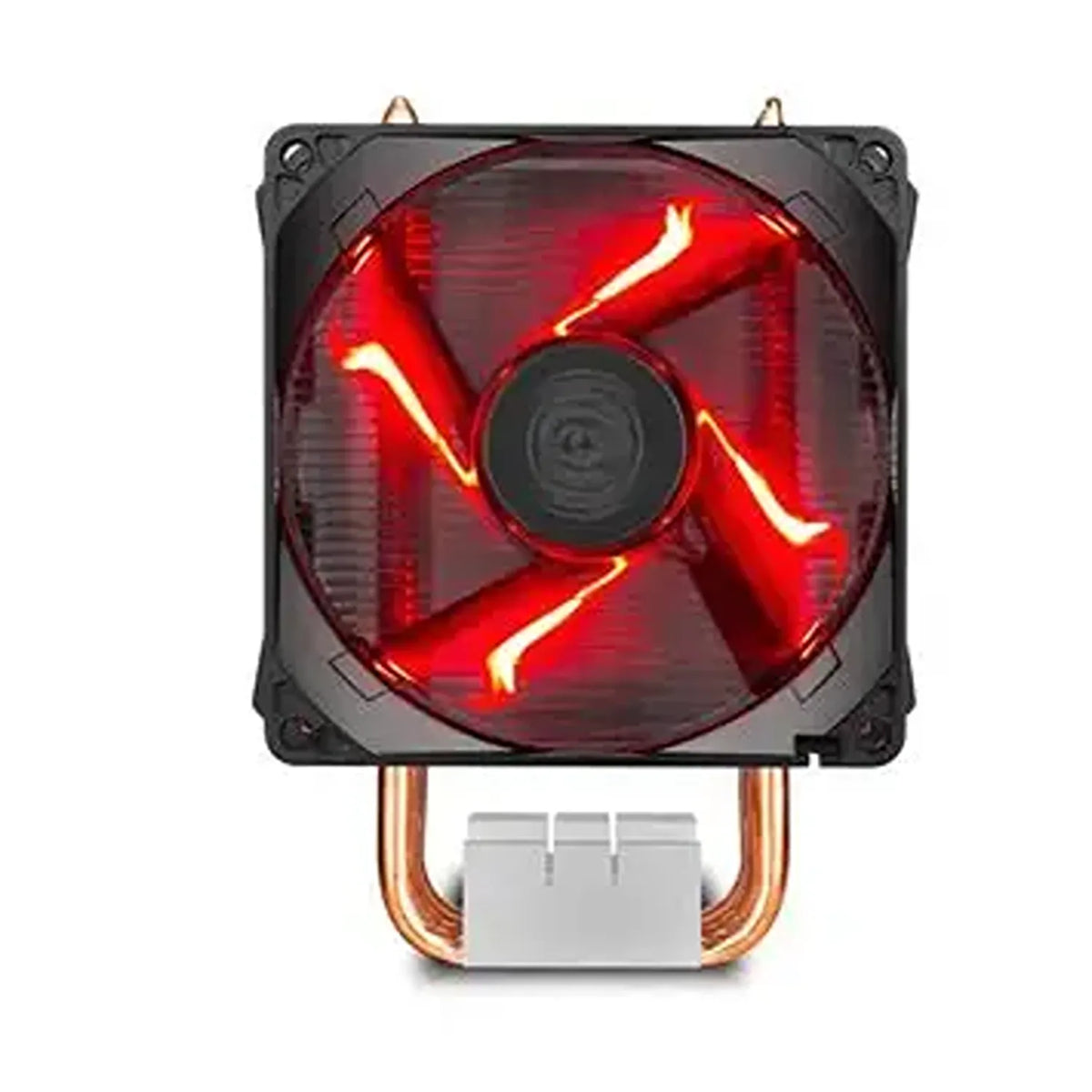 Repacked Cooler Master Hyper 410R 92mm PWM Red LED Cooling Fan Front View tpstech.in
