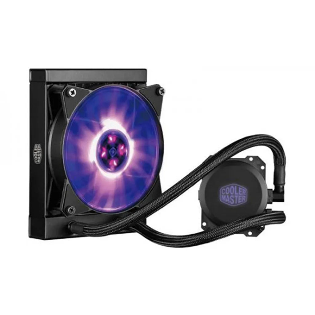Repacked Cooler Master MasterLiquid ML120L RGB 120mm CPU Liquid Cooler with Radiator Fan and Pump -tpstech.in