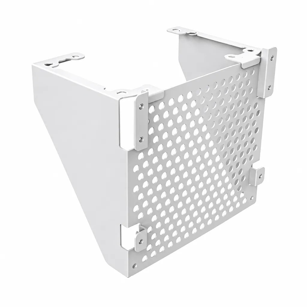 Repacked Cooler Master NR200 ATX PSU Bracket White for NR200 NR200P left side perspective view -tpstech.in