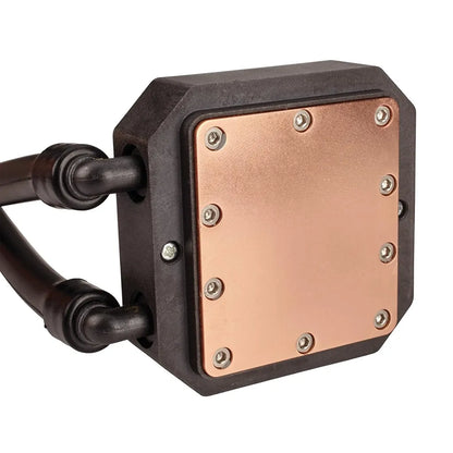 Repacked CORSAIR Hydro H45 Liquid CPU Cooler solid copper cold plate base with tubing connections -tpstech.in