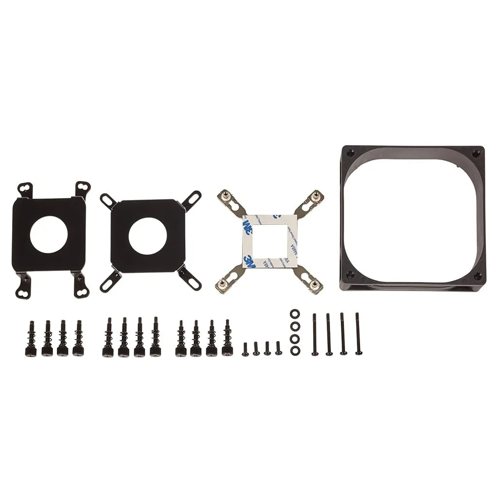 Repacked CORSAIR Hydro H45 Liquid CPU Cooler mounting brackets backplate screws and installation hardware kit -tpstech.in