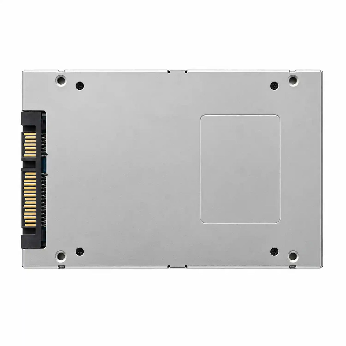 Repacked Kingston 120GB SATA 3 Internal SSD for Laptop and Desktop back view showing SATA interface ports -tpstech.in