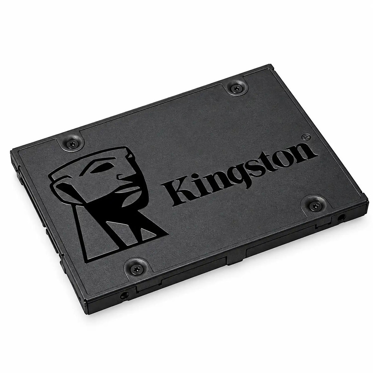 Repacked Kingston A400 240GB SATA SSD 2.5 Inch Fast Storage angled perspective view highlighting slim profile -tpstech.in