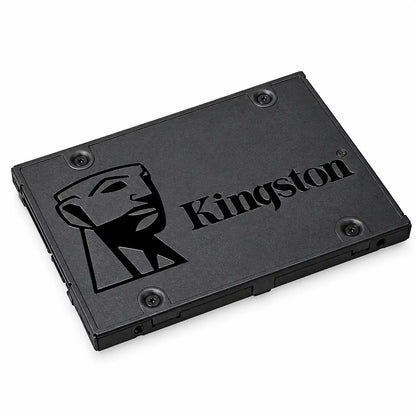 Repacked Kingston Q500 240GB SATA 2.5-inch SSD angled perspective view showing Kingston logo -tpstech.in