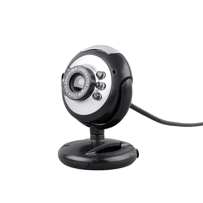 Repacked Lapcare Lapcam LWC-022 480P HD Web Camera left view showing USB cable -tpstech.in