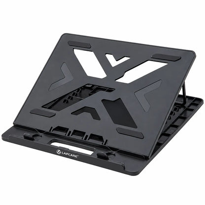 Repacked LAPCARE Laptop Stand Adjustable Height for 26-35 cm Laptops Right Angle View -tpstech.in