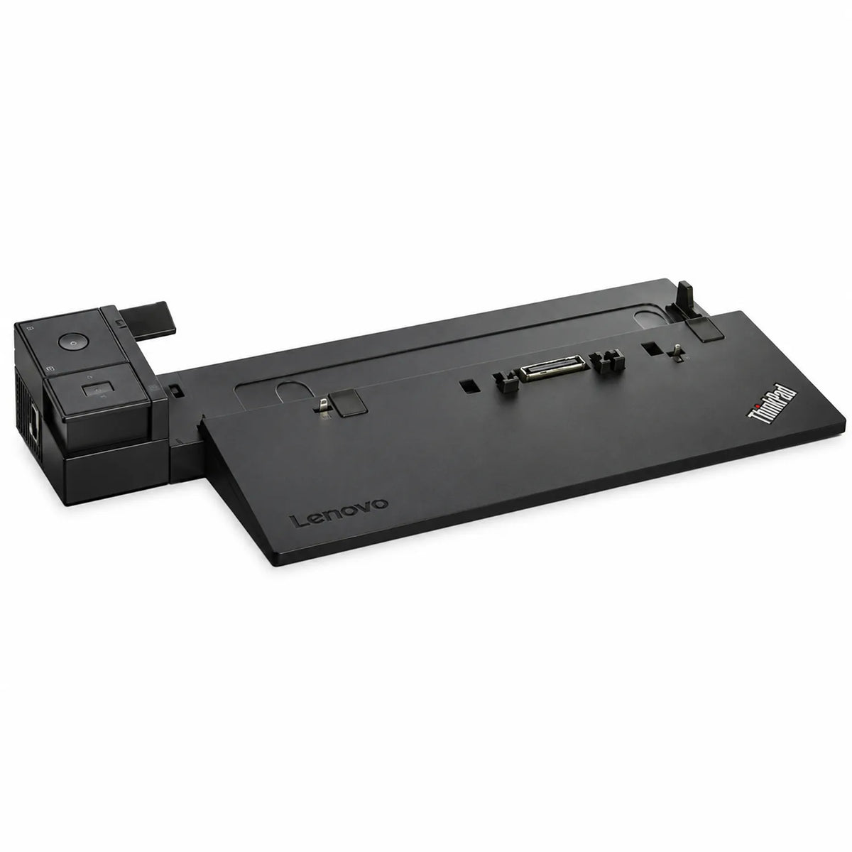 Repacked Lenovo ThinkPad Ultra Dock 170W Docking Station front side angle highlighting dock platform and release lever -tpstech.in