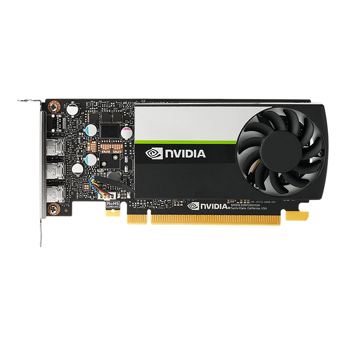 Front View of Repacked PNY NVIDIA Quadro T400 2GB GDDR6 64-Bit Workstation Graphics Card -tpstech.in
