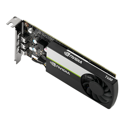 Top Left Perspective View of Repacked PNY NVIDIA Quadro T400 Low Profile Graphics Card -tpstech.in