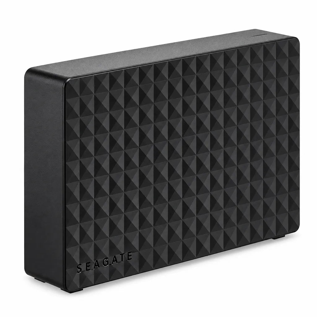 Repacked Seagate Expansion Desktop 4TB External Hard Drive side perspective view -tpstech.in