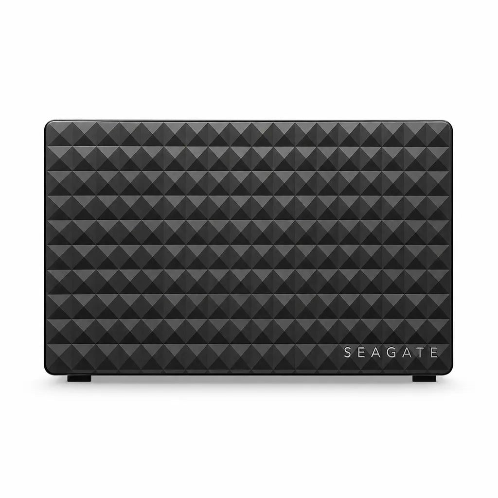 Repacked Seagate Expansion Desktop 4TB External Hard Drive front horizontal view with diamond pattern -tpstech.in