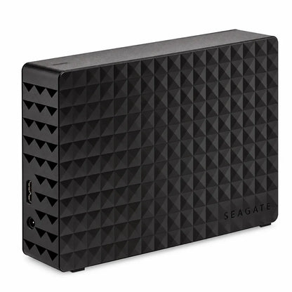 Repacked Seagate Expansion Desktop 4TB External Hard Drive side angle showing USB and power ports -tpstech.in
