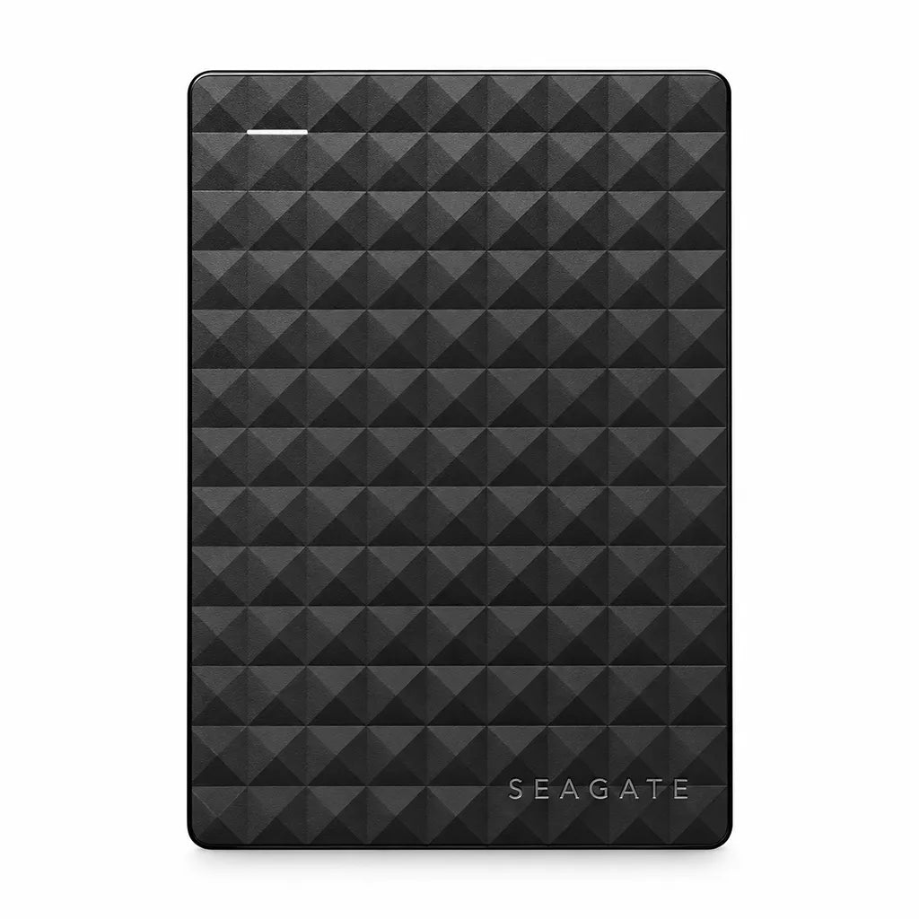 Repacked Seagate Expansion Desktop 4TB External Hard Drive upright vertical top view with LED indicator -tpstech.in