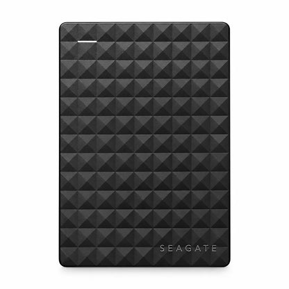 Repacked Seagate Expansion Desktop 4TB External Hard Drive upright vertical top view with LED indicator -tpstech.in